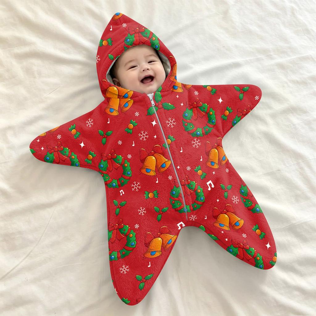 Copertina Swaddle in Flanella per Neonati, Sacco a Pelo, -Avvolgimento Anti-Sussulto per Esterno e Ora di Dormire