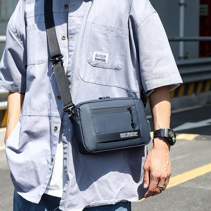 Men's Bag Oxford Shoulder Bag Large Capacity Waterproof Crossbody Bag Handbag
