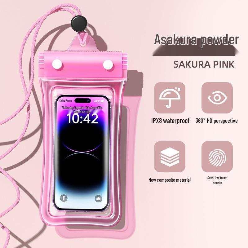 Triple-Sealed HD Touchscreen Waterproof Phone Pouch for Swimming and Hot Springs