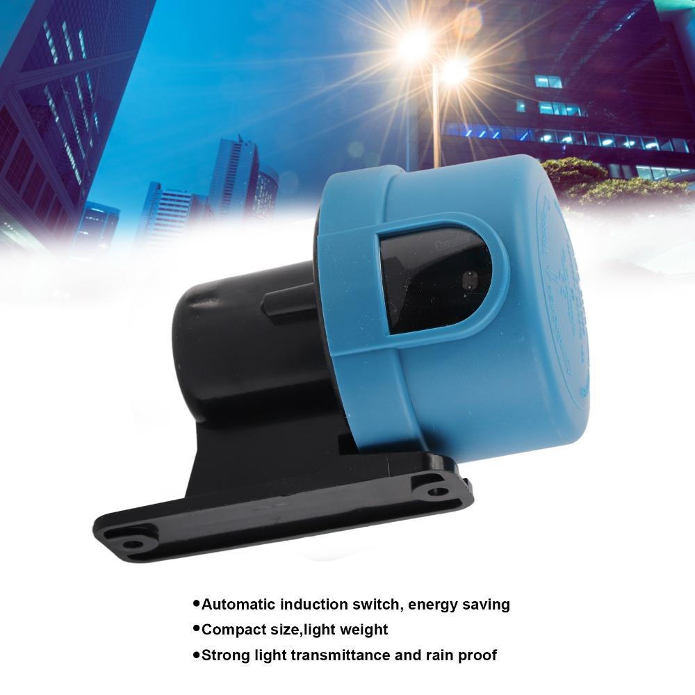 105 bis 305V 10A Drehverschluss Fotozelle Hohe Empfindlichkeit Kunststoffgehäuse Fotozelle Automatischer Schalter Auto Control