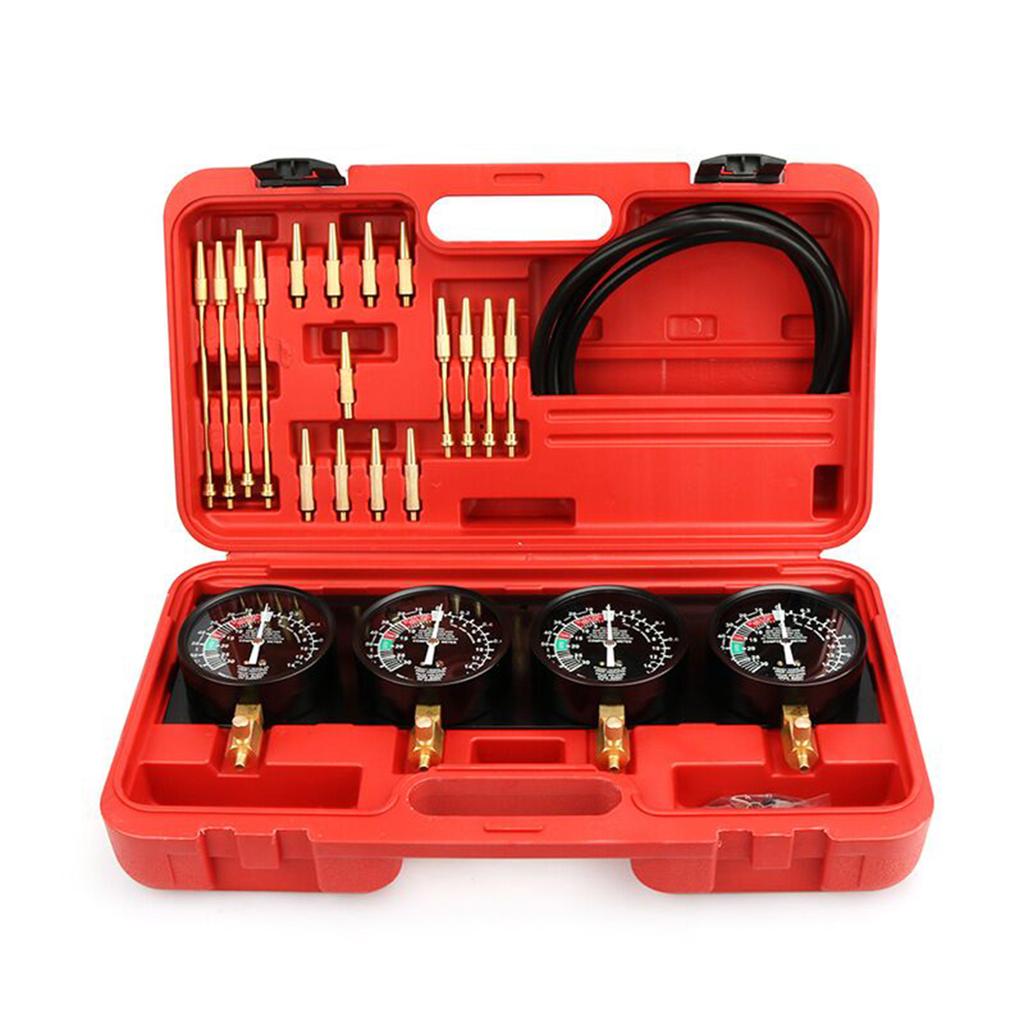 4 Cylinder Vacuum Carburetor Synchronization Balancer Gauge Universal Carb Synchronizer Balancing Gauges Vacuum