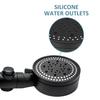 Modern High Pressure Handheld Shower Head Adjustable ABS Finish Plastic Bathroom Hand Shower Head