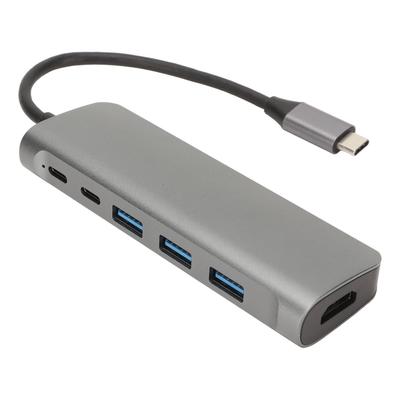 Κέντρο USB C 8 σε 1 USB C σε 3 USB3.0 HD 4K Φόρτιση PD Δεδομένα USB C Κάρτα Αποθήκευσης USB C Κάρτα Μνήμης USB
