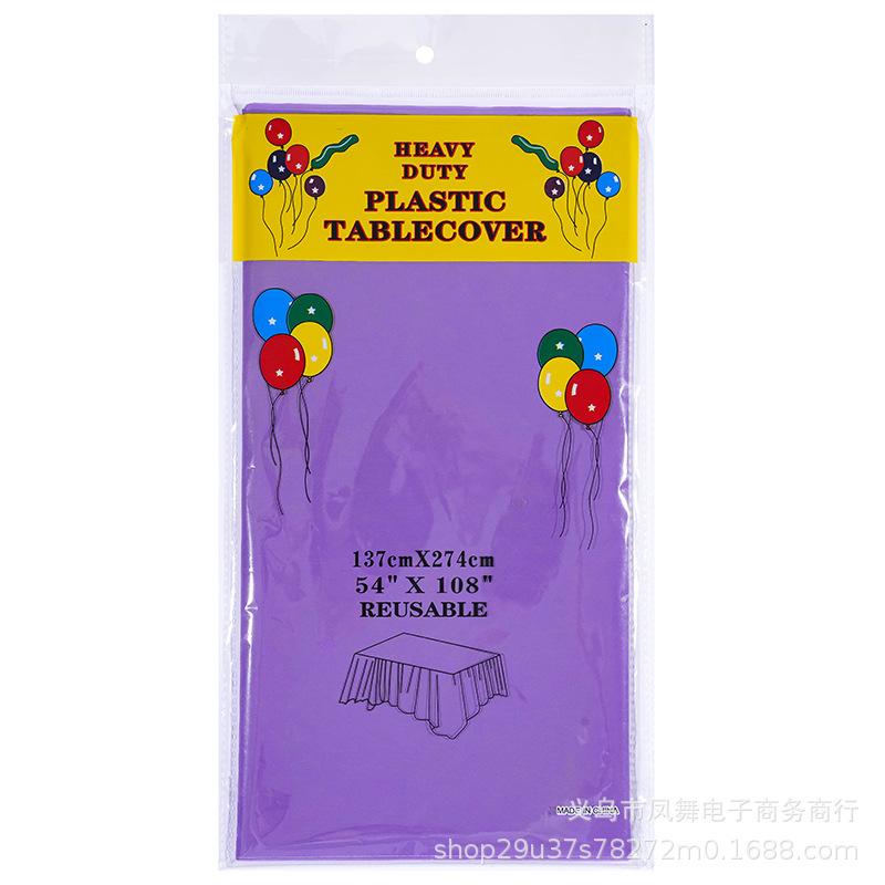 Popular Solid Color Tablecloth Restaurant Tablecloth Disposable Party Table Tablecloth Party Decoration Supplies Disposable Tablecloth