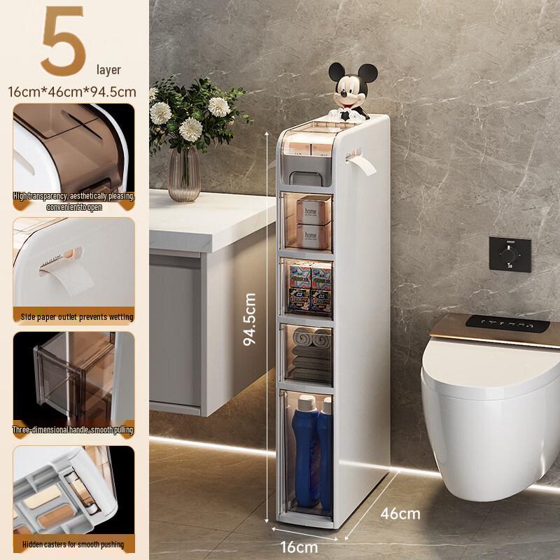 LIEI Suction Cup Bathroom Storage Rack