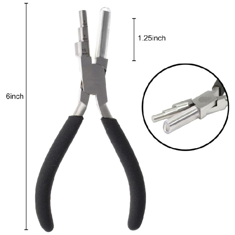 Wire Manipulation Pliers for Engineers Stainless Steel Winding Shape Pliers Handmade Jewelry Equipment Beading Tool