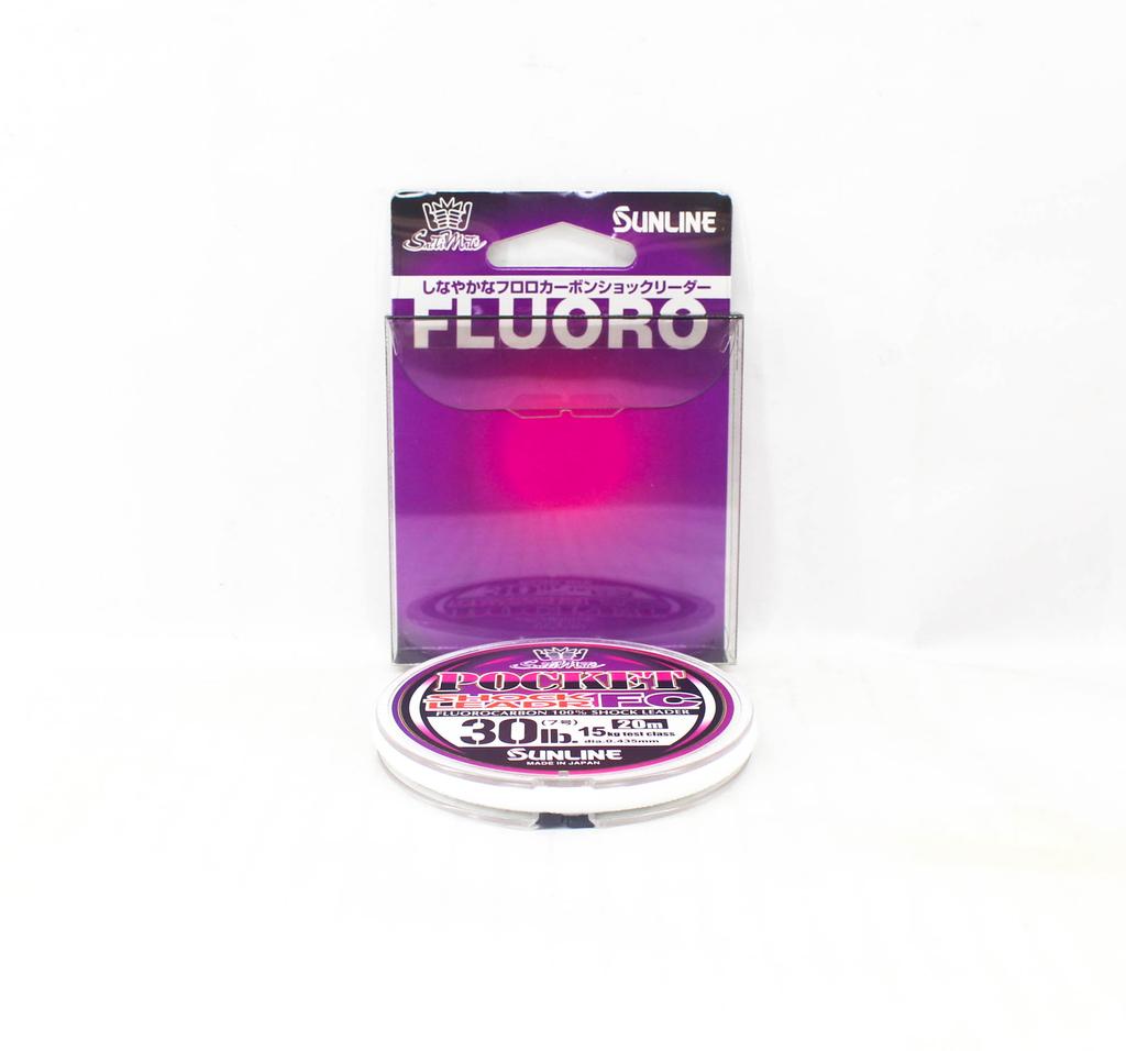 Sunline Fluorocarbon Leader Pocket FC Shock 20m #7 30lb 0.435mm (6572)