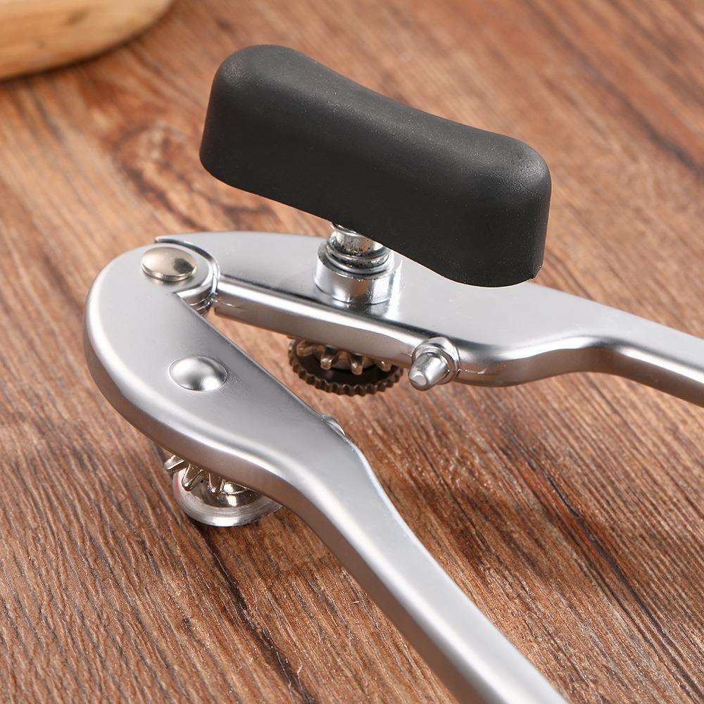 Zinc Zinc Zinc Alloy Side‑cut Can Opener Non-slip Handle Bottle Opener Can Opening Tool Tin Opener Kitchen