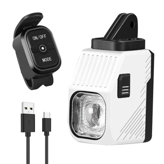 Sykkellykt USB Oppladbar Moduser Justerbar 1000LM Vanntett MTB Landevei Terrengsykkel Nattkjøring Avskjermingslinjestråle Frontlampe