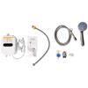 AEE4-Instant Water Heater Shower 220V Bathroom Faucet Hot Water Heater 3500W Digital Display EU Plug