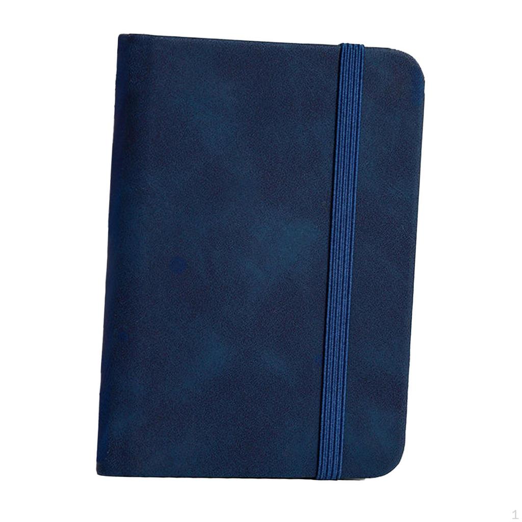 Pocket Notebook A7 Note with Elastic Band 100 Sheets Gift Lined Pad Small Daily