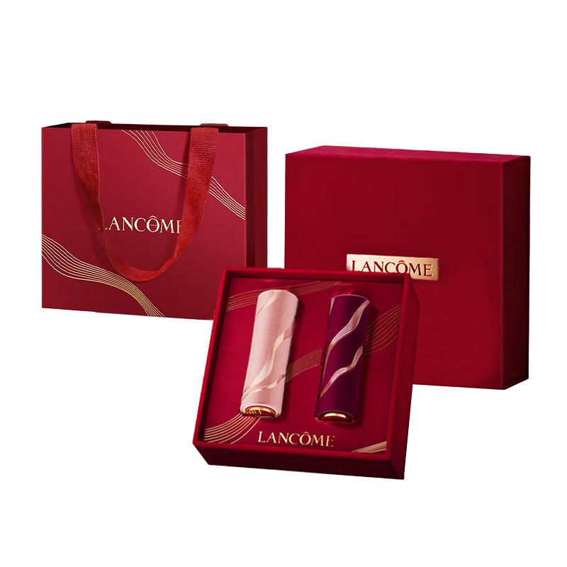 Lancôme lipstick Xiao Man Yao Go to Love Limited Gift Box Jing Chun Matte Easy to Color Limited edition #280+#296+ handbag No counter white handbag белый