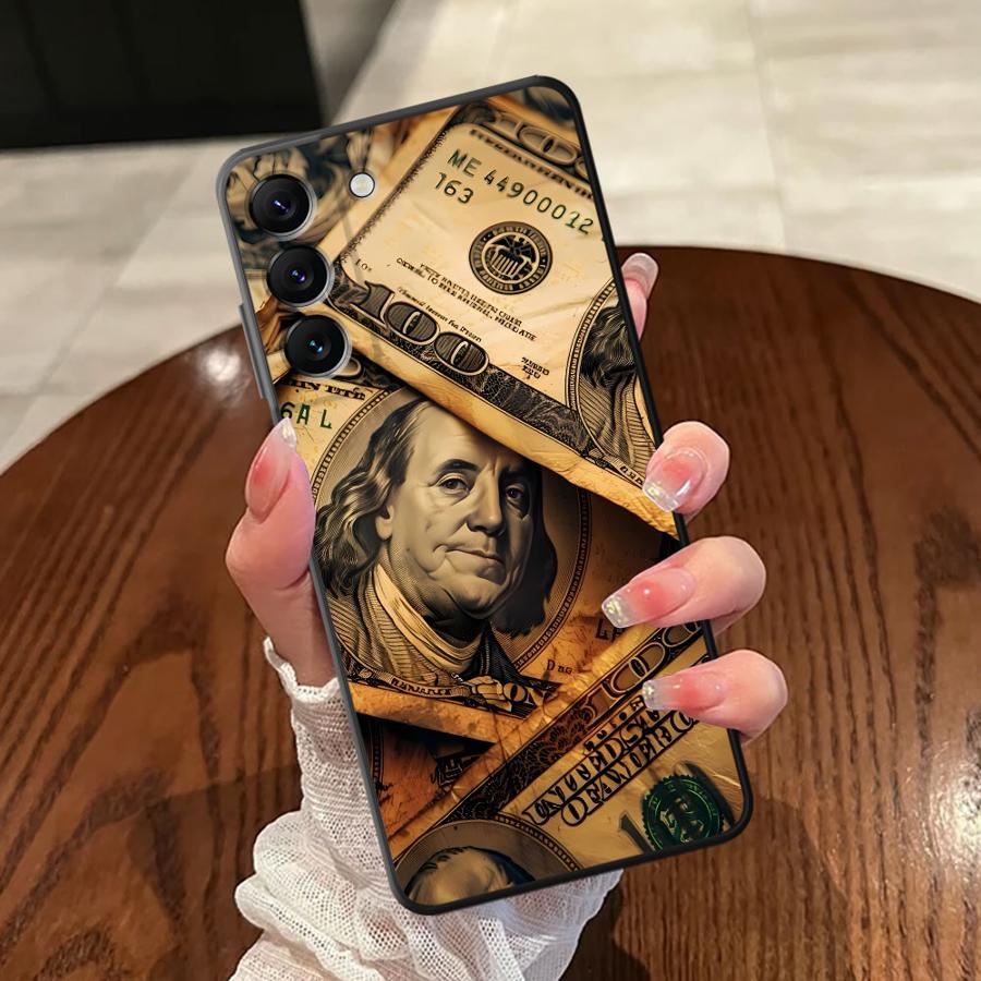 Case for Samsung Galaxy A53 A35 A23 A26 A72 A24 A25 A71 A73 A51 A52 A36 A55 A41 A32 A22 Phone Cover Time Is Money Printed