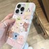 Cartoon 2023 Imd Shell for Iphone 11 12 Promax 14 Pro Max 13promax Ins Animal Phone Case Cute Sweet Bear Bunny Cat Dog Cover