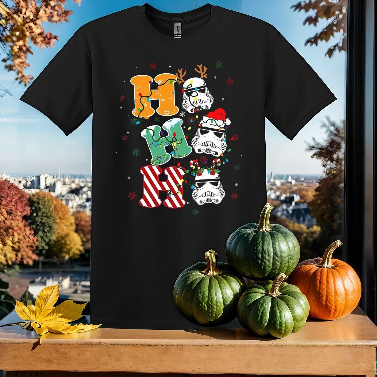 Ho Ho Ho StormTrooper Christmas T-Shirt Mens Womens Tees Top T Shirt Mens Womens Tees Top Men Women Unisex Tshirt SY465 S