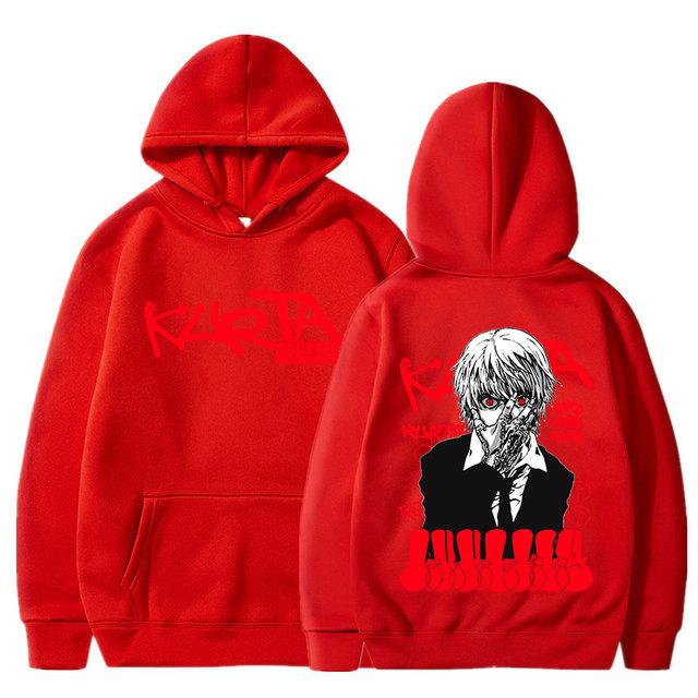 Anime Hunter X Hunter HxH Hoodies Manga Graphic Kurapika Cotton Long Sleeves Unisex Casual Oversized Hooded Sweatshirt Unisex Streetwear Tops