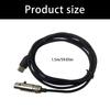 Braided Nylon USB C to 3Pin XLR Headphone Replacement Cable for Q701/K712/K702/K240/K240 II/K141/K17 With TangleFree