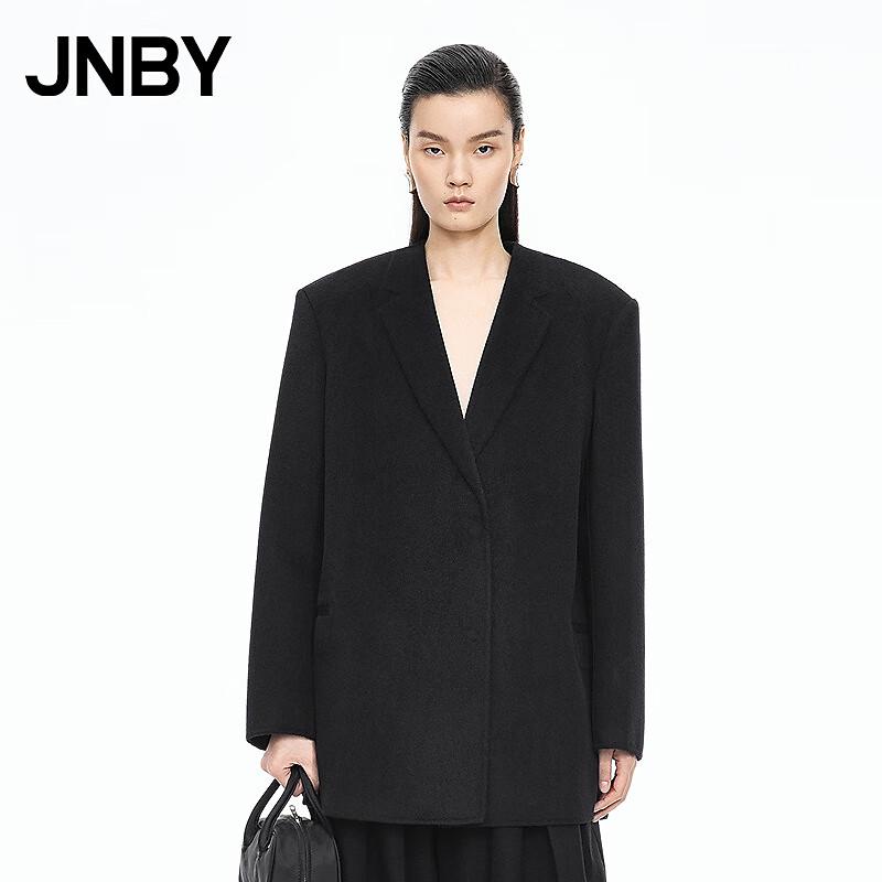 JNBY Women's Wool & Cashmere Loose Straight Coat