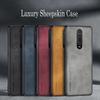 For Xiaomi Mi 9T Pro Luxury Sheepskin Leather Shockproof Silicone Case For Xiaomi Mi 9T Pro Phone Cases Cover Coque