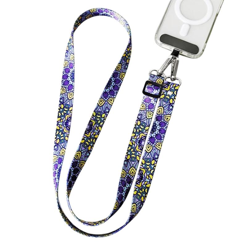 Adjustable Mobile Phone Lanyard Crossbody Neck Strap Hanging Cord Key Anti Loss Rope with Gasket Universal for All Phone Case