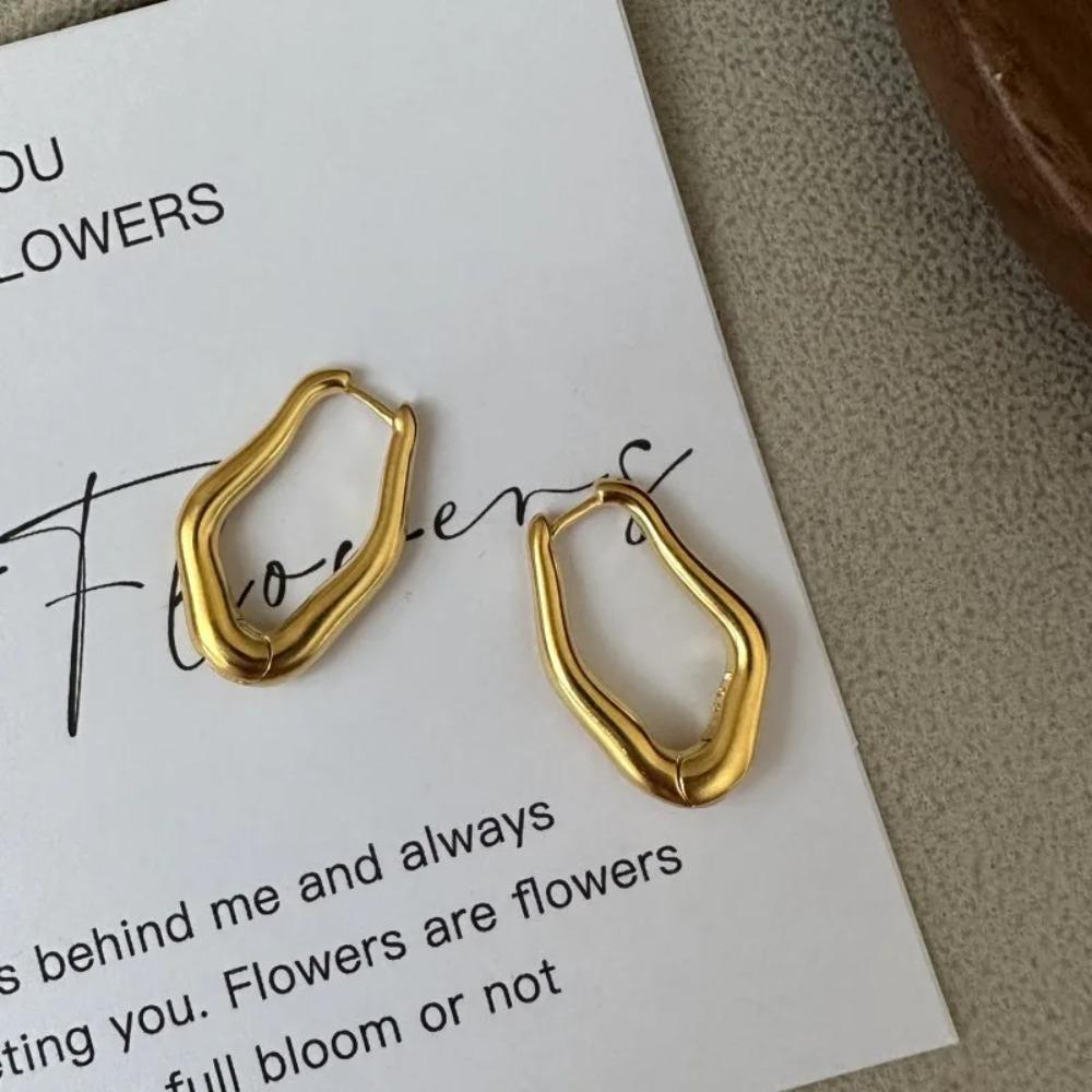 925 Silver Earrings Gold Color Ball for Women Sexy Fashion Jewelry Gift Party Wedding Trendy Pendientes