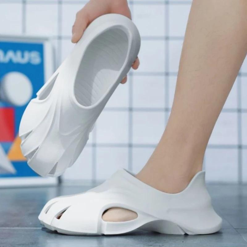 Fashion Outdoor Male Shoe Ultralight Hole Shoes Daily Use Color High Quality Non-slip New Summer Low Price Comfortable 39 Men's Sandal