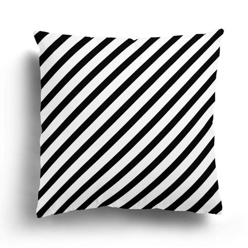 Decorazione Soggiorno Casa Moderna Federa Cuscino Coprisoffa 45*45Cm Copricuscino 60X60Cm Nordico 50X50 Autunno Bianco Nero Semplice