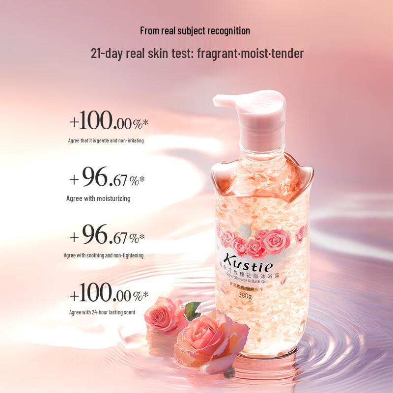 Koosting Cherry Blossom & Rose Petal Shower Gel Set