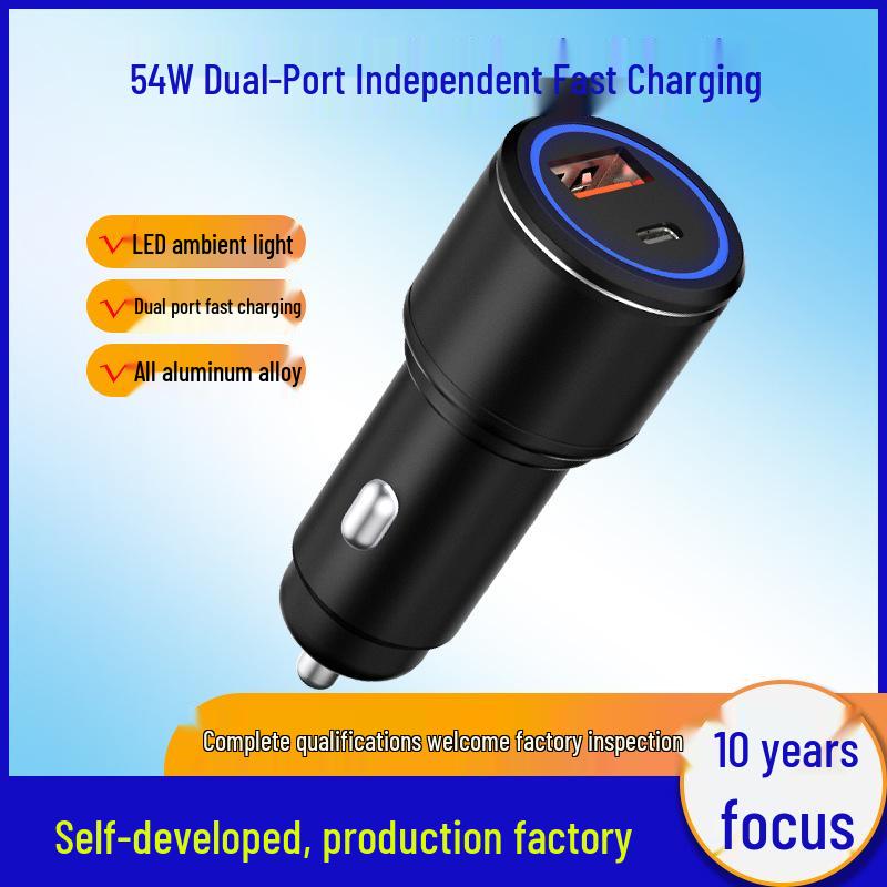Huawei QC3.0 36W Dual Port Aluminum Car Charger
