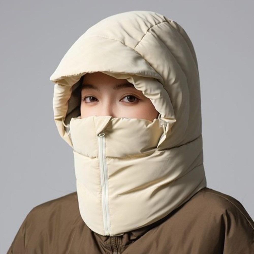 Windproof Warm Scarf Face Mask Keep Warm Lei Feng Hat Portable 3-in-1 Winter Cycling Hat  Skiing