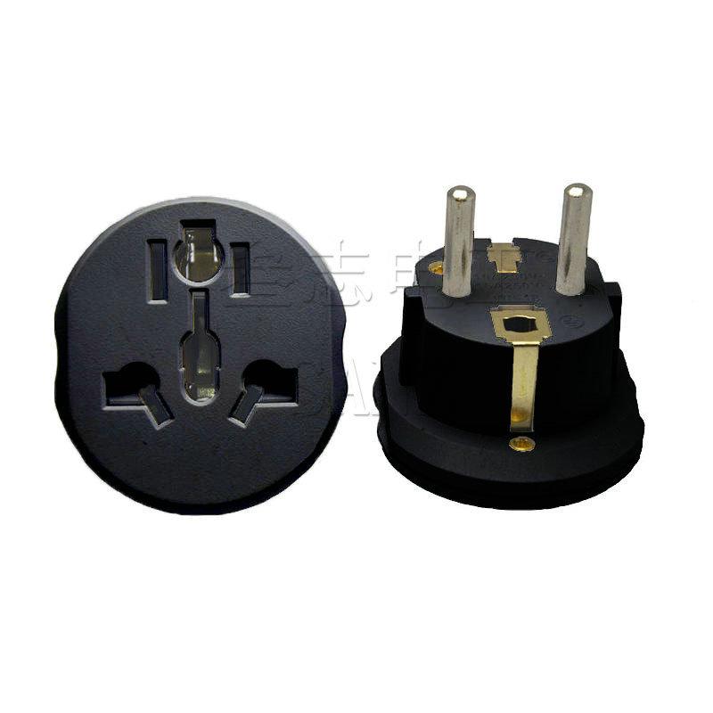 16A 250V 4000W European/German/Korean Standard Pure Copper Conversion Plug