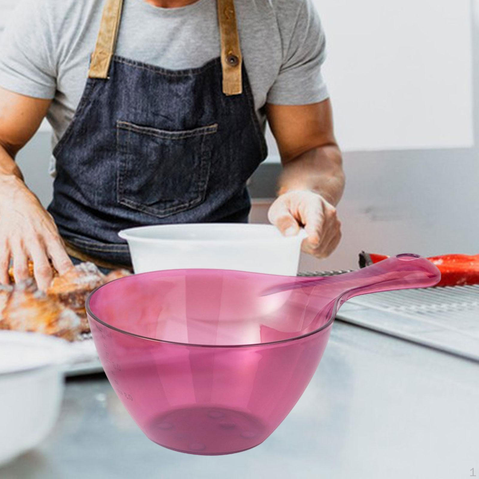 

Кухонная кружка для воды с мерной линией, многофункциональная ложка для купания для гаджета бордовый