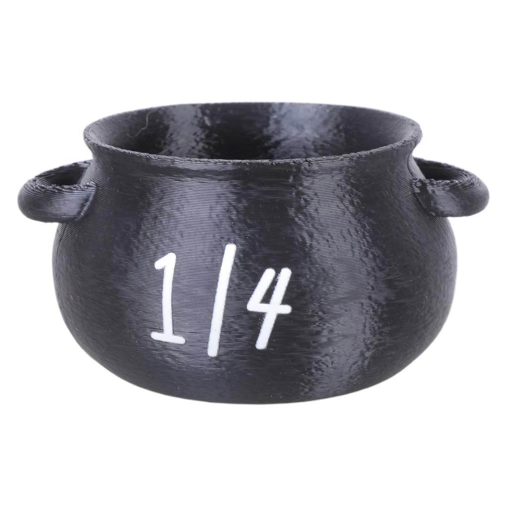 Magical Halloween Kitchen Tools 4 Piece Witch Cauldron Measuring Cups For Baking Candy Party Supplies And Witchcraft Decor