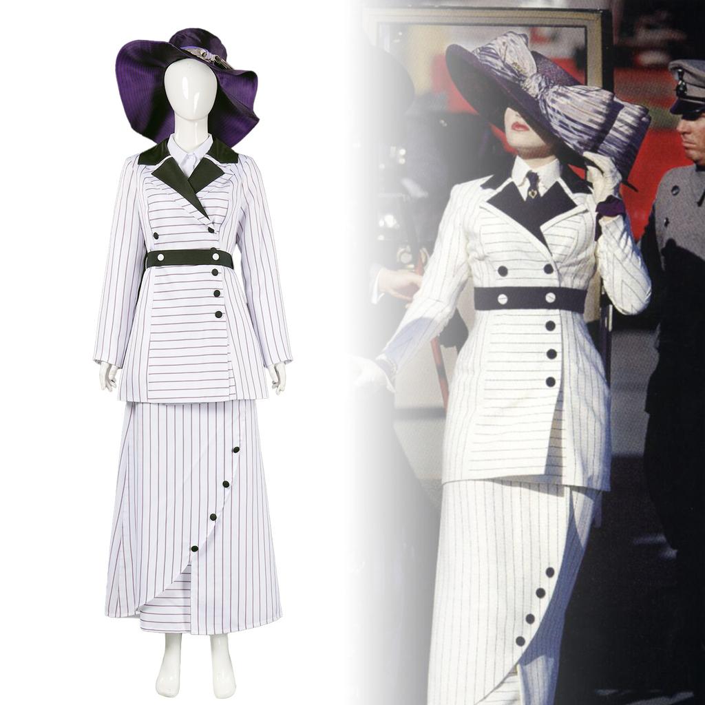 Titanic Rose Cosplay Suit, Classic Movie Character Stage Performance Costume