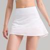 Women's High Waist Quick-Dry Pleated Sports Skirt with Built-In Shorts for Running and Tennis