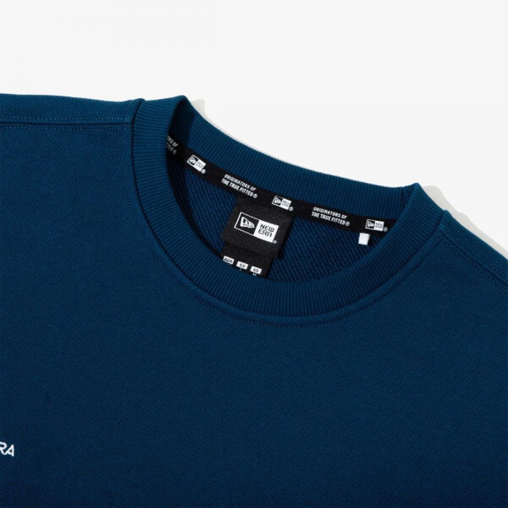 New Era Mlb Chicago Cubs Team Logo Sweatshirt Dusty Blue