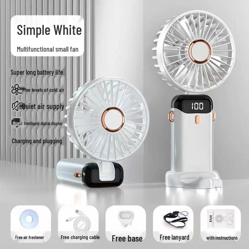 

Portable Foldable Silent USB Fan with Strong Wind for Dorms and Bedside Charging Version