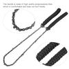 11 Teeth Chain Saw Outdoor Survival Stainless Steel Wire ket Chainsaw with Paracord Emergency Tool