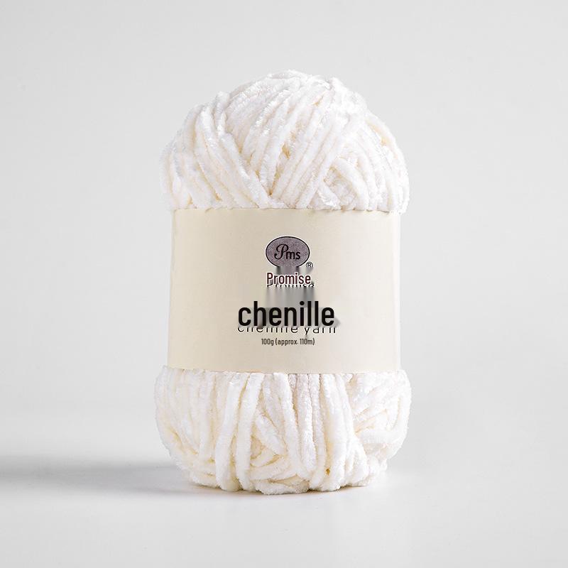 Chenille Golden Velvet Yarn for DIY Scarf, Teddy Bear, Snowdrop Crochet, Slippers