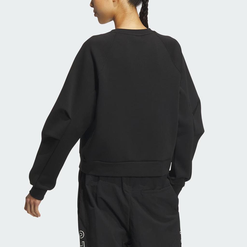 Adidas TECH CREWNECK SWEATSHIRT Women's Black JJ1107