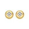 Earrings - LUXENTER - Tawil - 18K Gold Plated - Brilliant Zircon - White