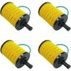 Oil Filter 000295948 Compatible QUATTROPORTE 3.8 LEVANTE SUV/Ferrari F458 488 GTB California T 3.8 206166(4 Pcs)