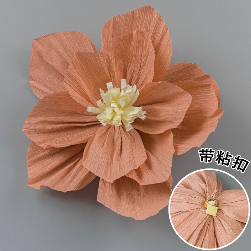 3D Paper Flower Wedding Decoration Set - Bedroom & Living Room Décor with Double Happiness Stickers