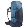 DECATHLON 60L Trekking Solid Colour Versatile Polyester Outdoor Hiking Bag Backpack School Bag Women's Blue Grey