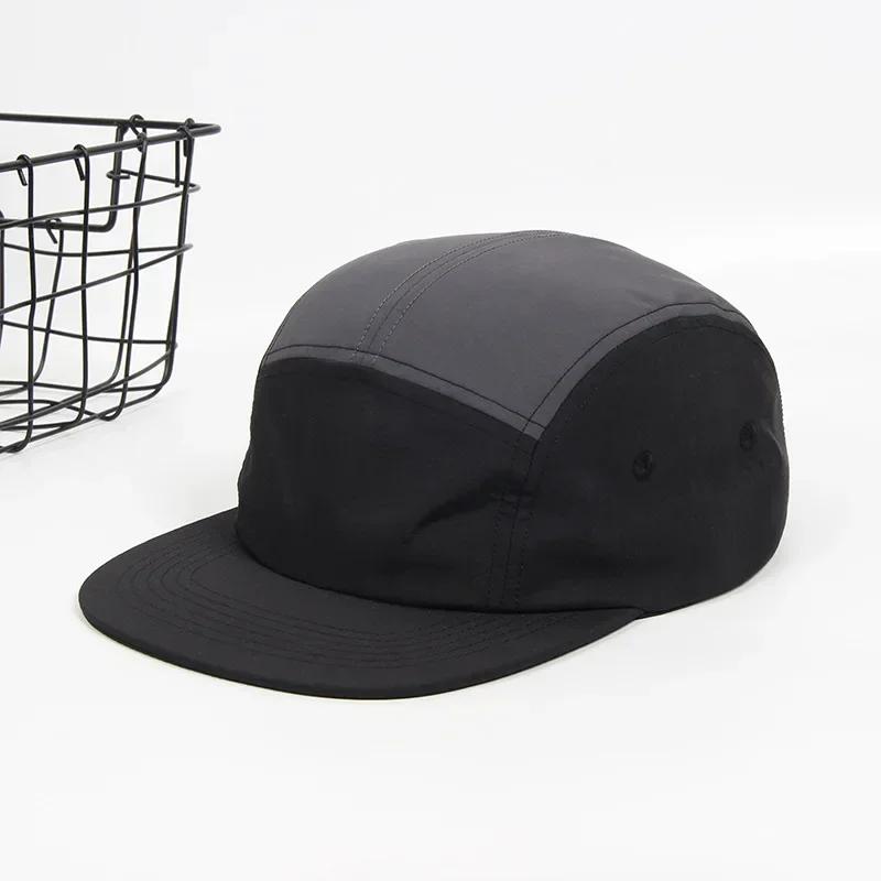 Herren- und Damenhut mit kurzem Schirm; Hochwertige, schnell trocknende, spritzwassergeschützte Baseballkappe aus Nylon