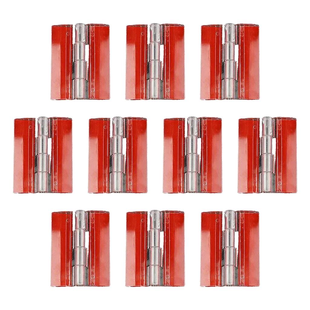 10 szt. Przezroczyste Samoprzylepne Zawiasy Akrylowe z Mocnym Klejem Elastyczne Składane Zawiasy Małe do Szafek i Mebli