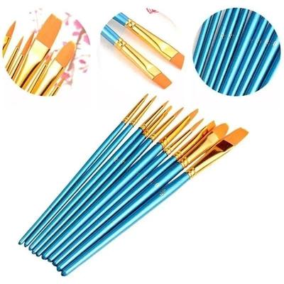 10 Pieces/Set Professional Painting Set 10 Pieces Acrylic Oil Watercolor Artist Brush Painting Art Supplies