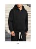 European American Loose Knit Zip-Up Hooded Cardigan - Casual Autumn/Winter Jacket for Couples