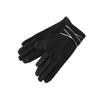 Thickened  Gloves Plush Winter Mittens Vintage Women Suede Gloves  Cycling