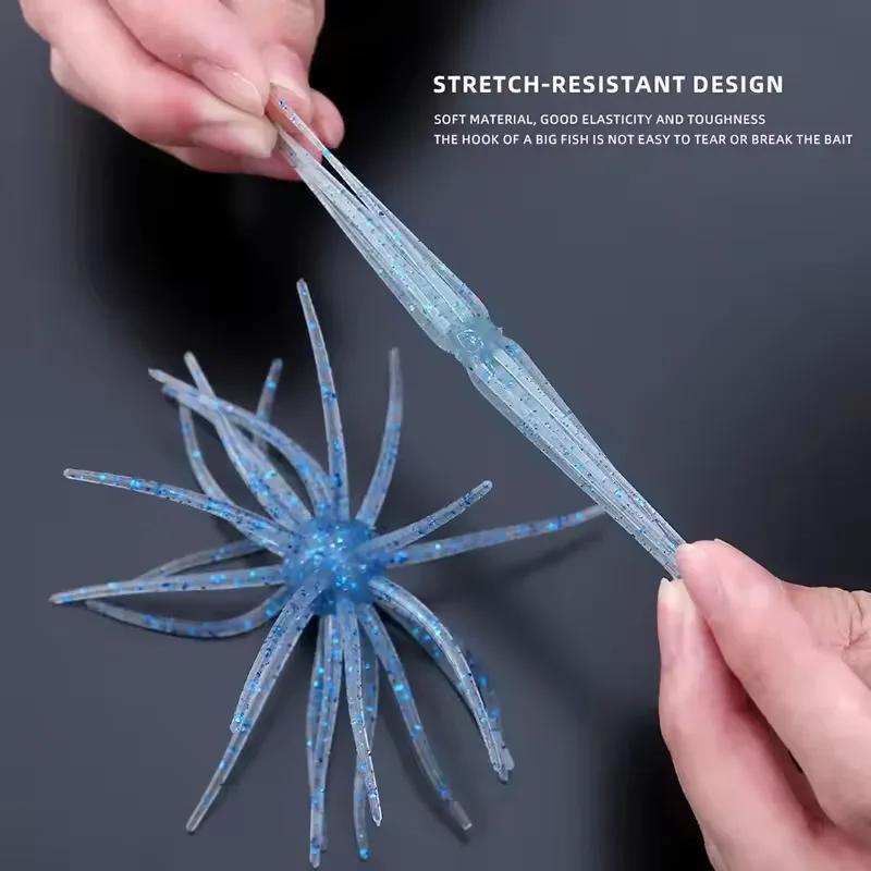 Simulated PVC Sea Urchin Artificial Soft Bait 2g 8g Without Hooks for Ocean Boat Fishing Sea Bass